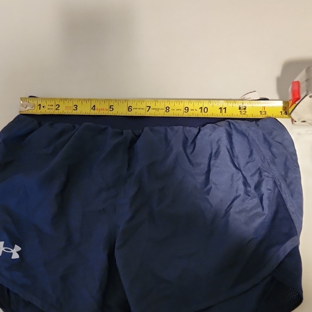Under Armour Navy Blue HeatGear Shorts - Picture 3 of 5